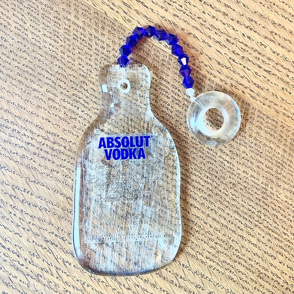 Hand Crafted Other - Sun Catcher / Ornament ~ Recycled Miniature Absolut Vodka Bottle  MAKE AN OFFER!